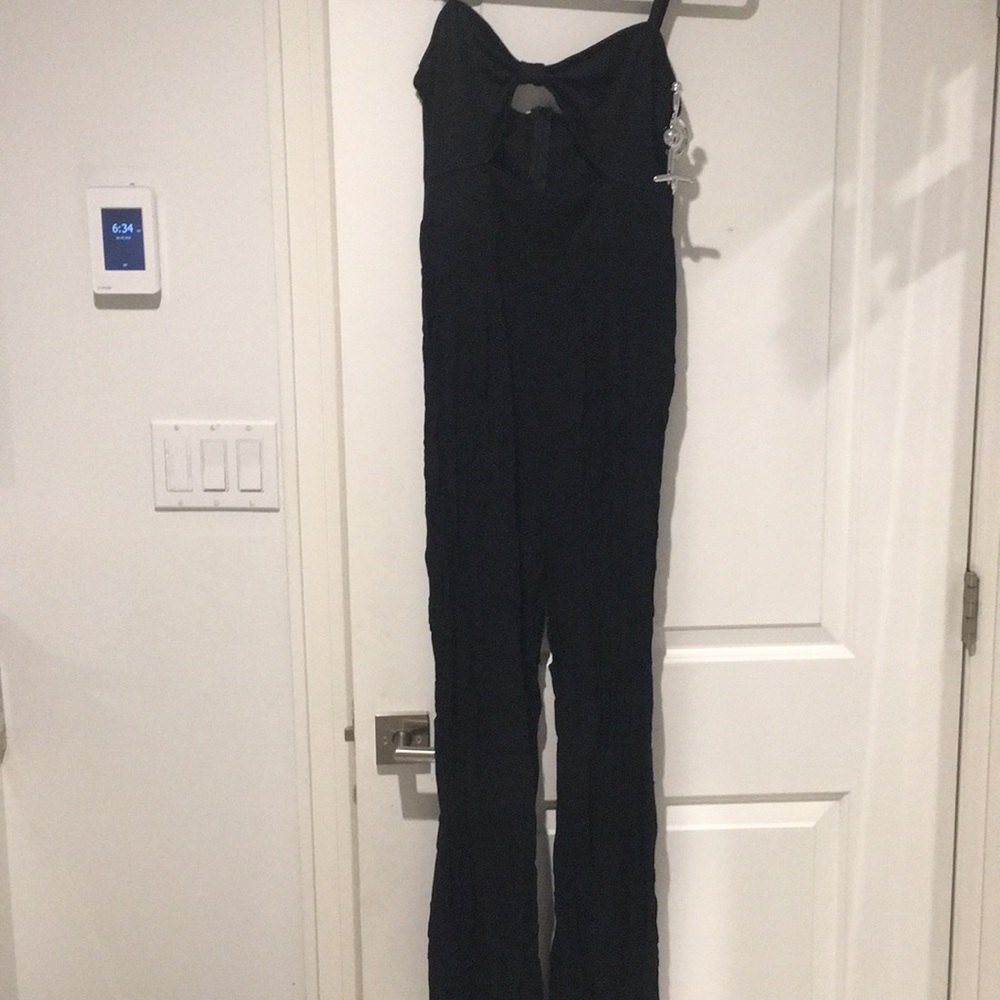Jumpsuit with bow top
